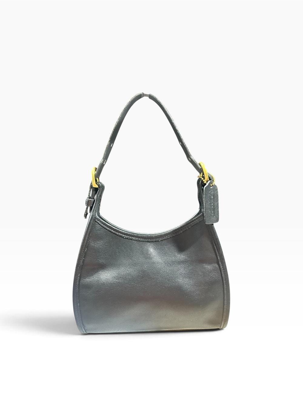 Vintage Coach SoHo Small Satchel #4106, Classic Leather Shoulder Bag Black